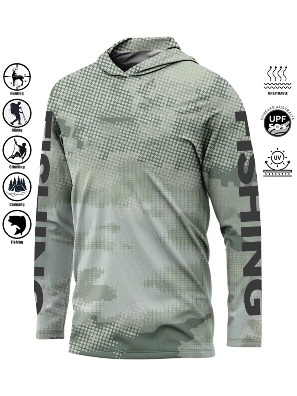 Fishing Rain Suit - MALFC Hood Fishing Shirt Fishing Apparel
