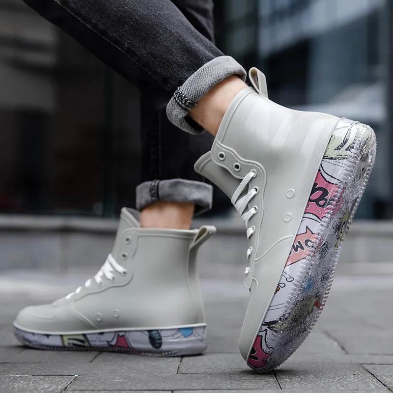 Men Rain Boots Fashion Trendy  - Fishing Boots recensie en prijs
