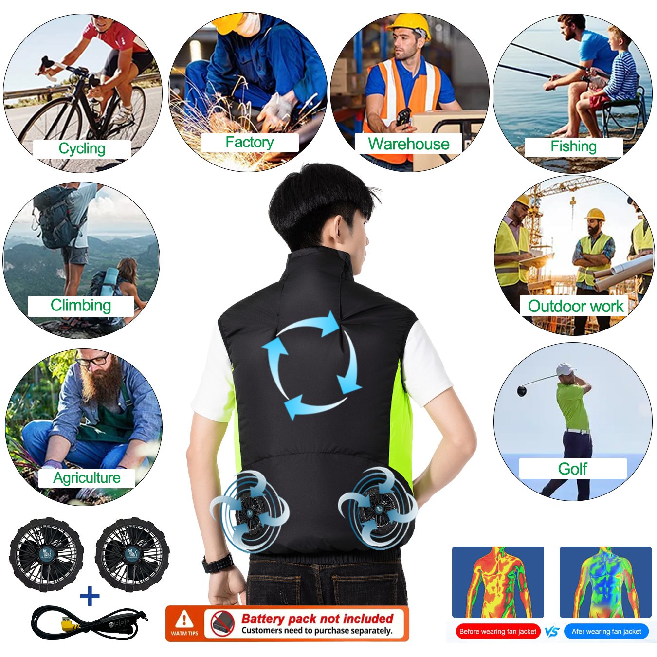Summer Breathable Wearable Coo - Fishing Vest recensie en prijs