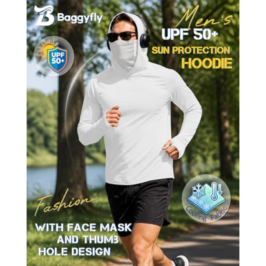 Men's UPF 50+ Sun Protection H - Fishing Hoodie recensie en prijs