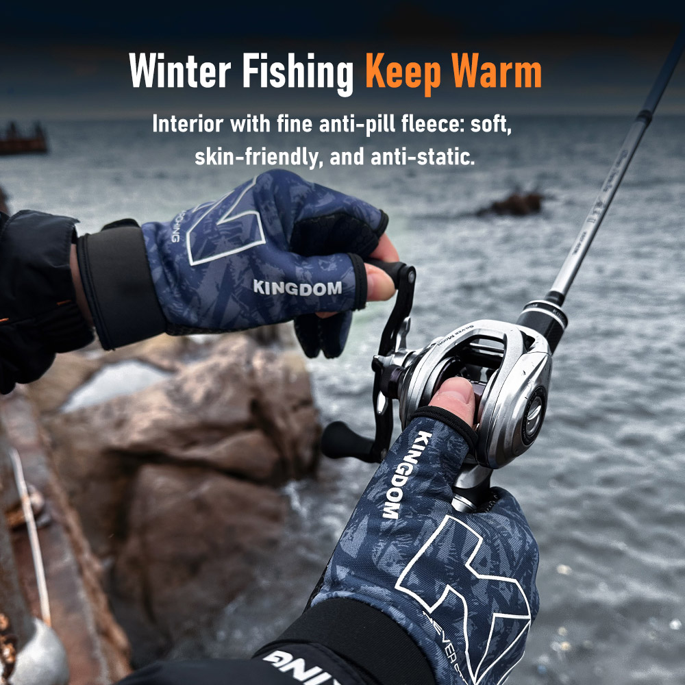 Kingdom Warm Winter Fishing Gl - Fishing Gloves recensie en prijs
