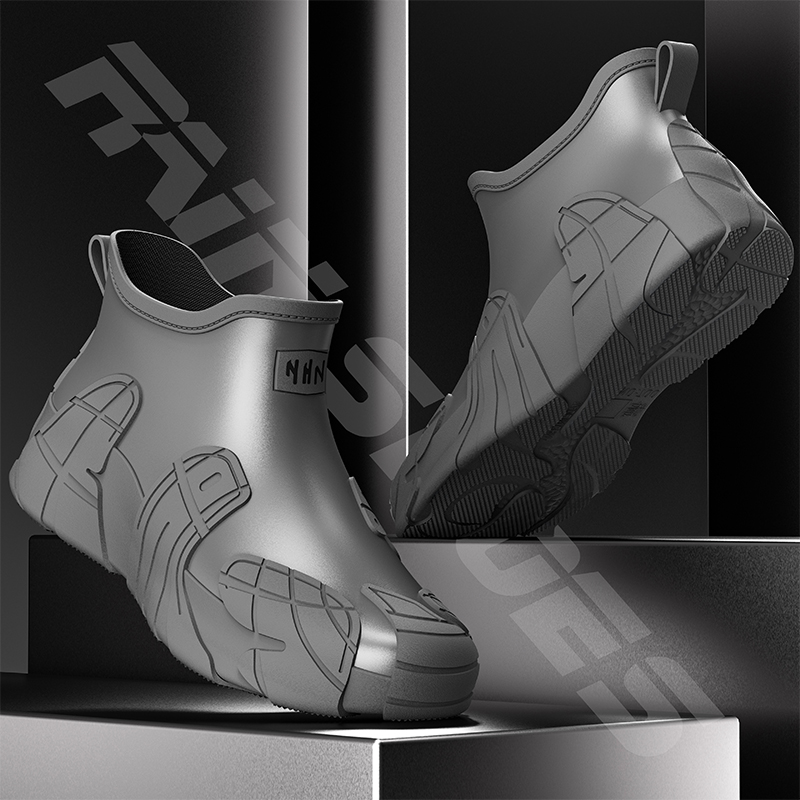 Men Short Outdoor Rubber Rain  - Fishing Boots recensie en prijs
